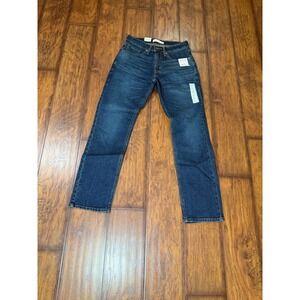 Signature Levi Strauss Athletic Fit Jeans Mens‎ Size 28x30 Dark Wash New Flex